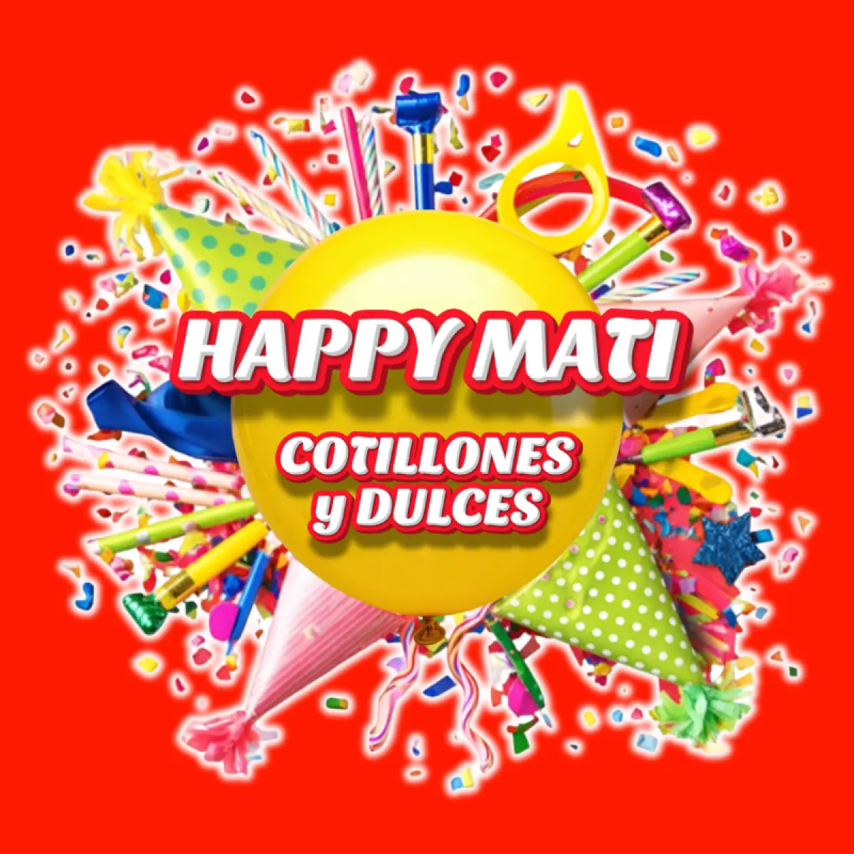 Cotillones Happy Mati