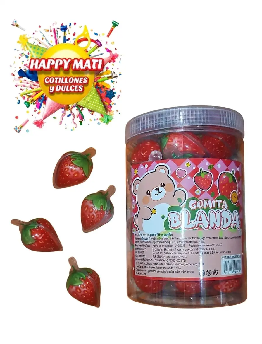 GOMITAS BLANDA DE FRUTILLA