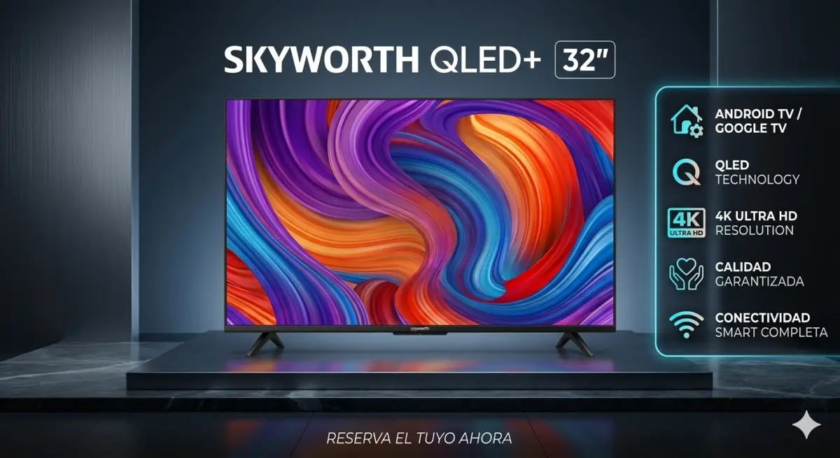 TV SKYWORTH QLED "32"